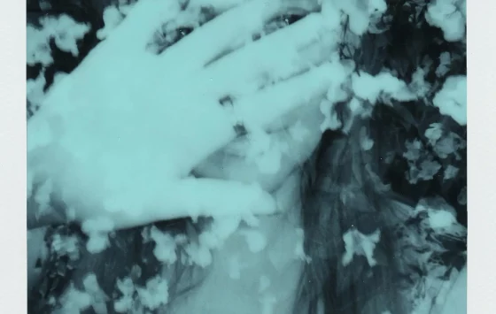 a girl hiding her face